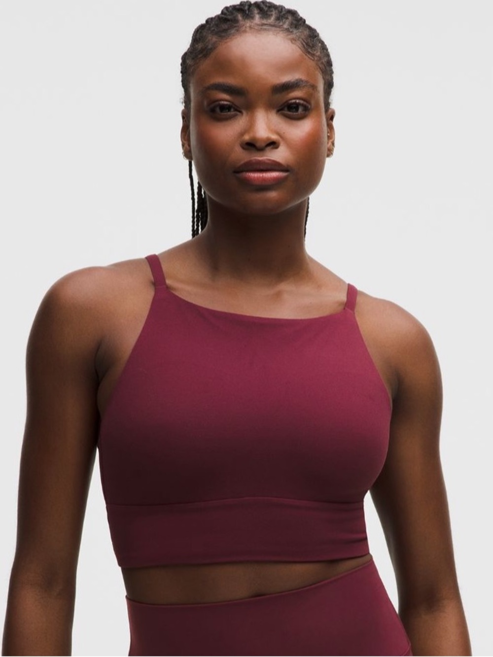 Focuser High-Neck Bra C/D in burgundy Bay